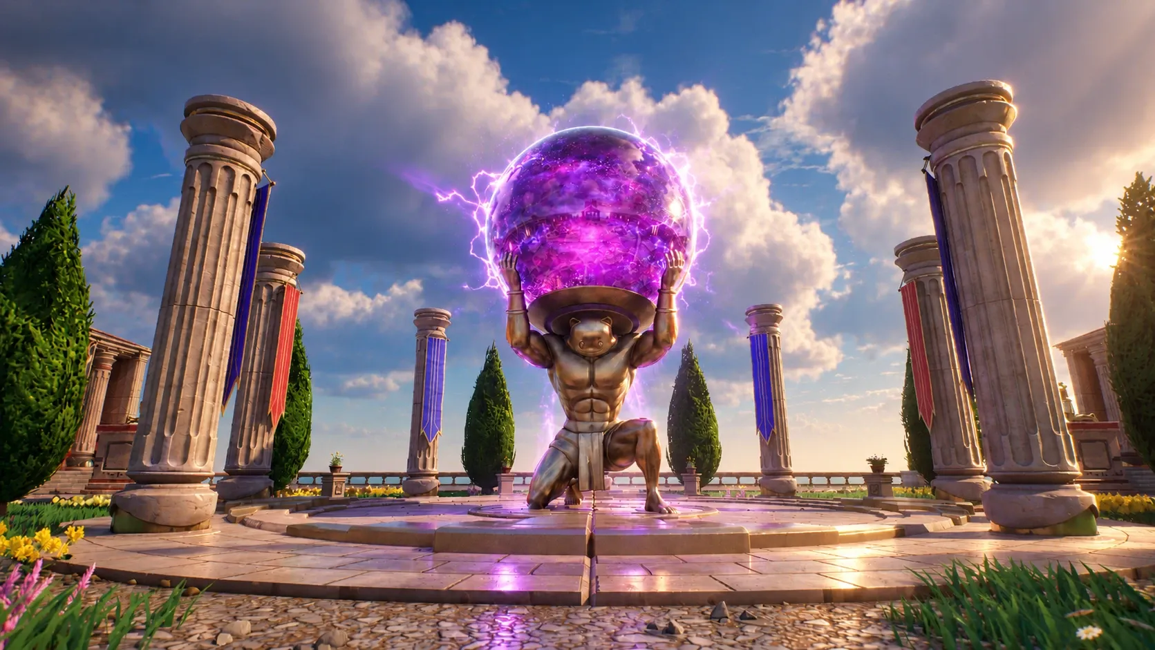 Imagen de la isla Colossal Cores