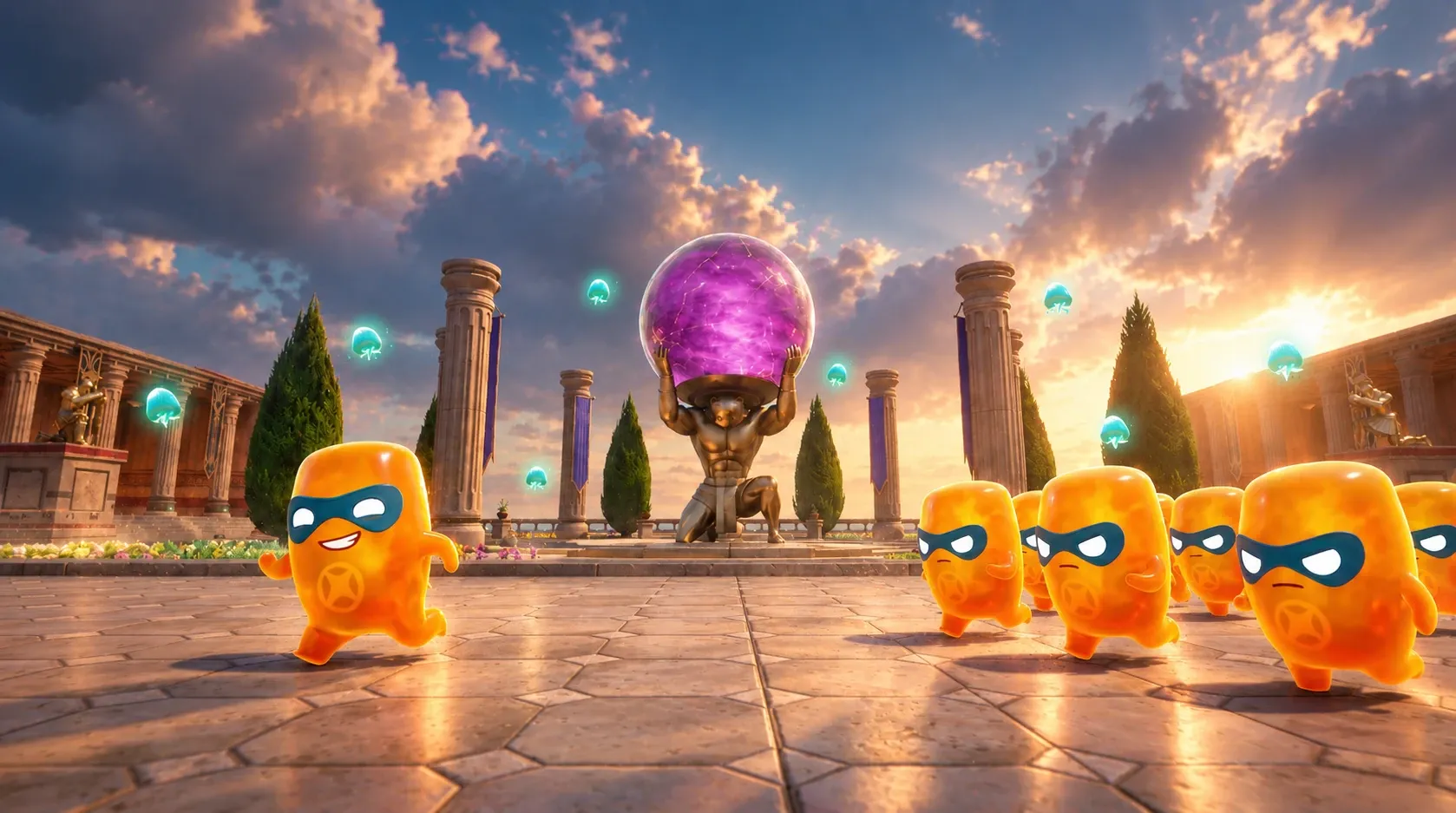 Imagen de la isla Colossal Cores